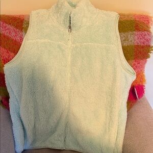 NWT Eddie Bauer Light Mint Green Fleece Vest